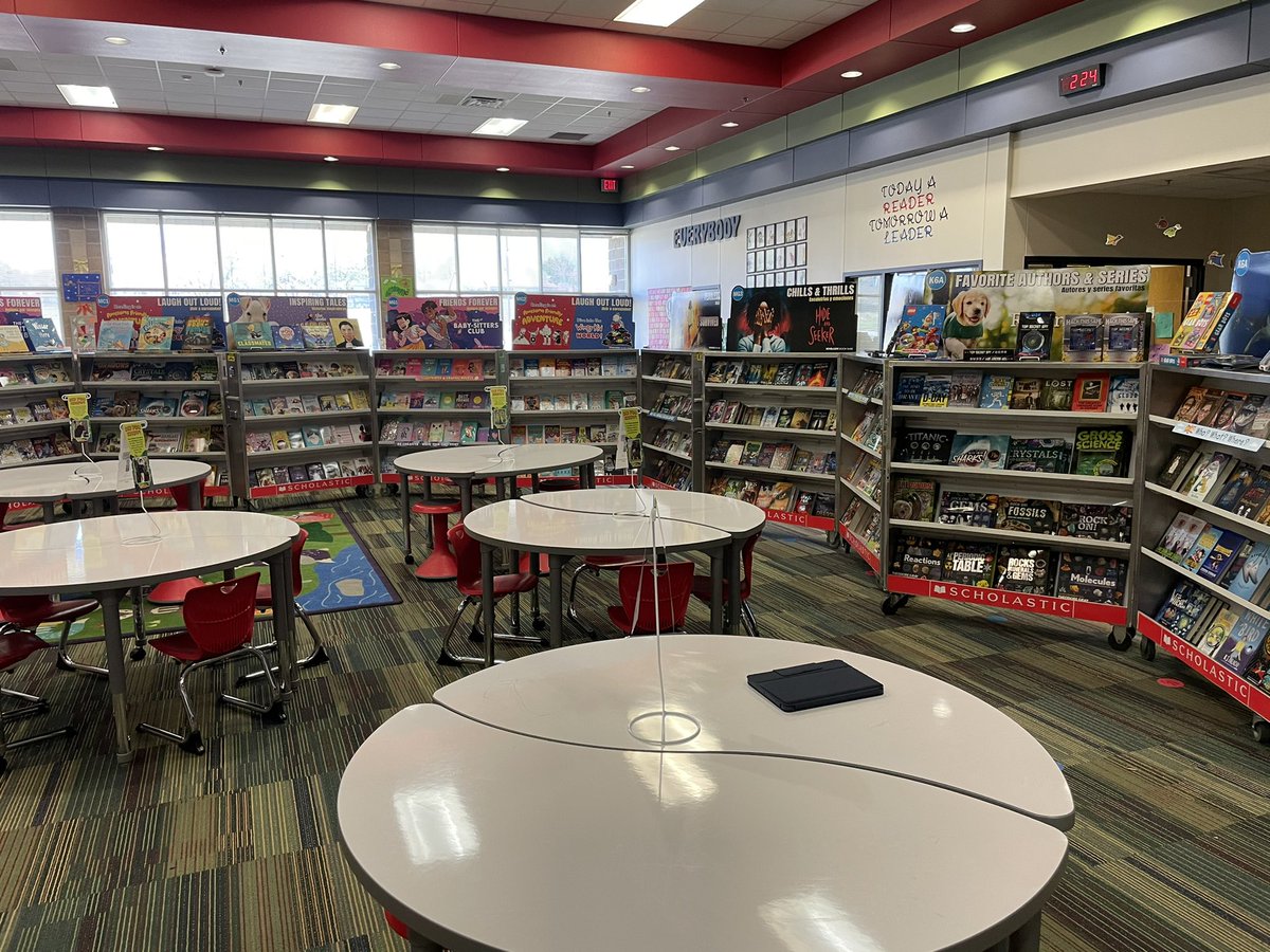 LibraryCCE's tweet image. The book fair is all set up and ready for students on Monday!! Remember students will shop during their library time. @CastlemanCreek