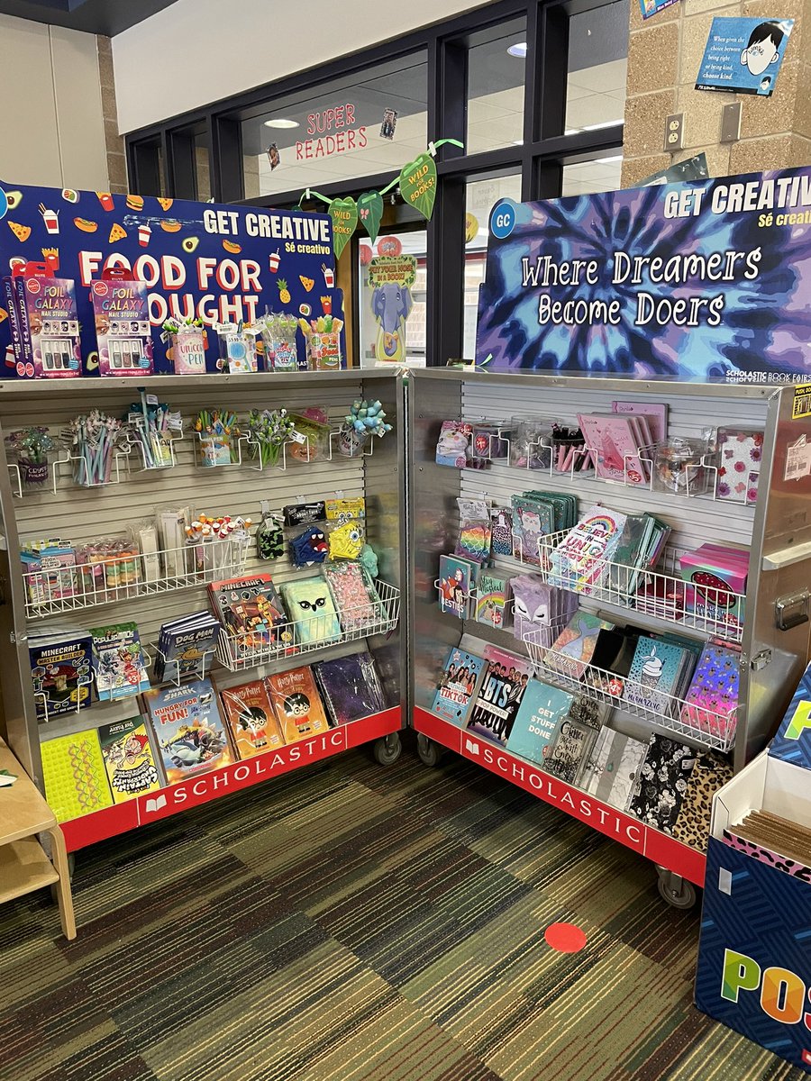 LibraryCCE's tweet image. The book fair is all set up and ready for students on Monday!! Remember students will shop during their library time. @CastlemanCreek