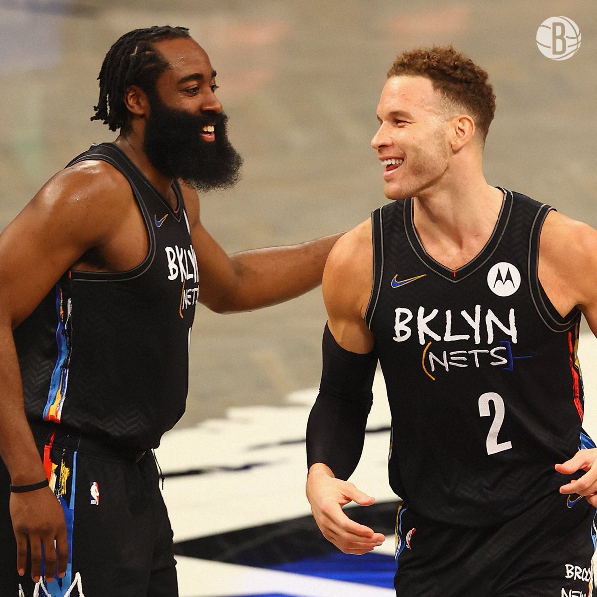 BrooklynNets's tweet photo. Great to see @blakegriffin23 out there tonight 📸 https://t.co/REVOePb2Sc