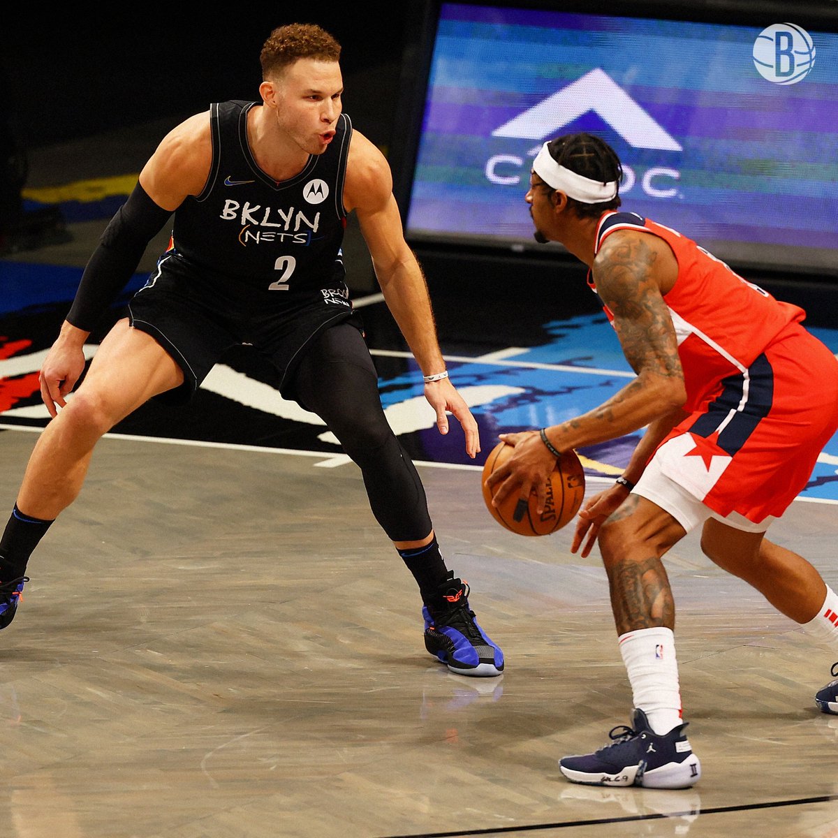 BrooklynNets's tweet photo. Great to see @blakegriffin23 out there tonight 📸 https://t.co/REVOePb2Sc