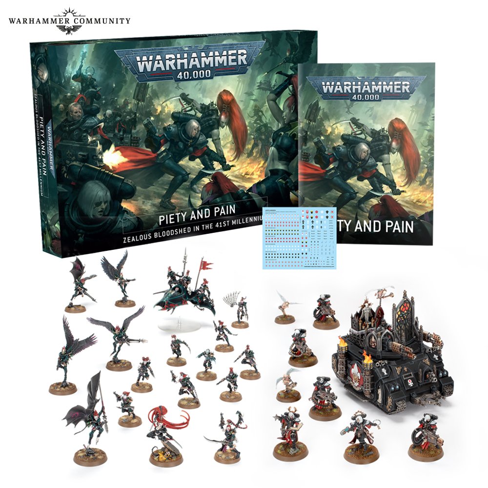 Warhammer 40,000: パイエティ・アンド・ペイン 40k新製品】デュカーリとアデプタ・ソロリタスの苛烈な戦闘を描く新