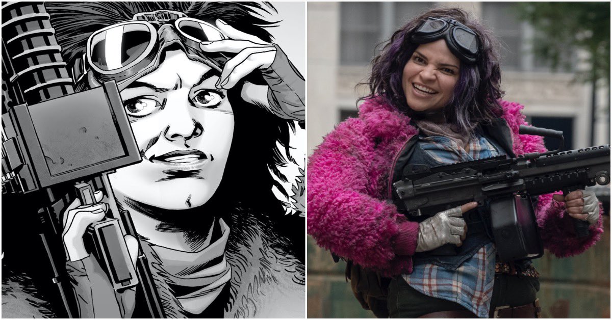 NocbroNation's tweet photo. @paola__lazaro performance in #TWD Episode 20 Splinter was outstanding! Very emotional performance on the backstory of The Princess!! Couldnโt ask for a better casting for such an iconic comic book character!! More to come in the Commonwealth story!! #FearThePrincess https://t.co/Z0irMub2Xp