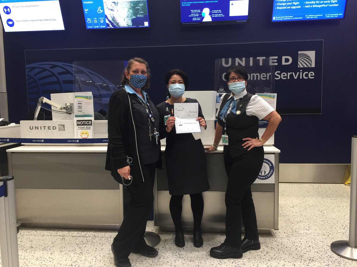 Congratulations Kazuko on your 5 years with United. 😊