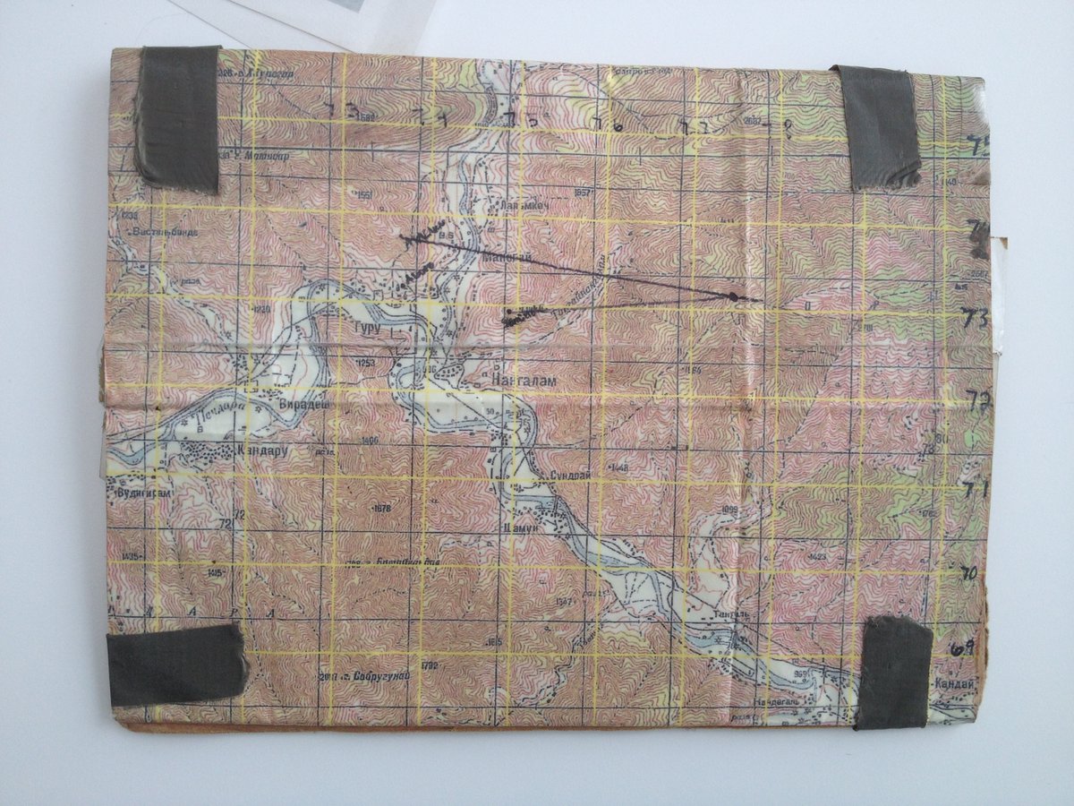 "In 2002, we barely had maps," one of the early Rangers in Kunar told me. "We basically had Russian maps." He wasn't exaggerating. Here's a map used by Marines in the Pech early in the war.