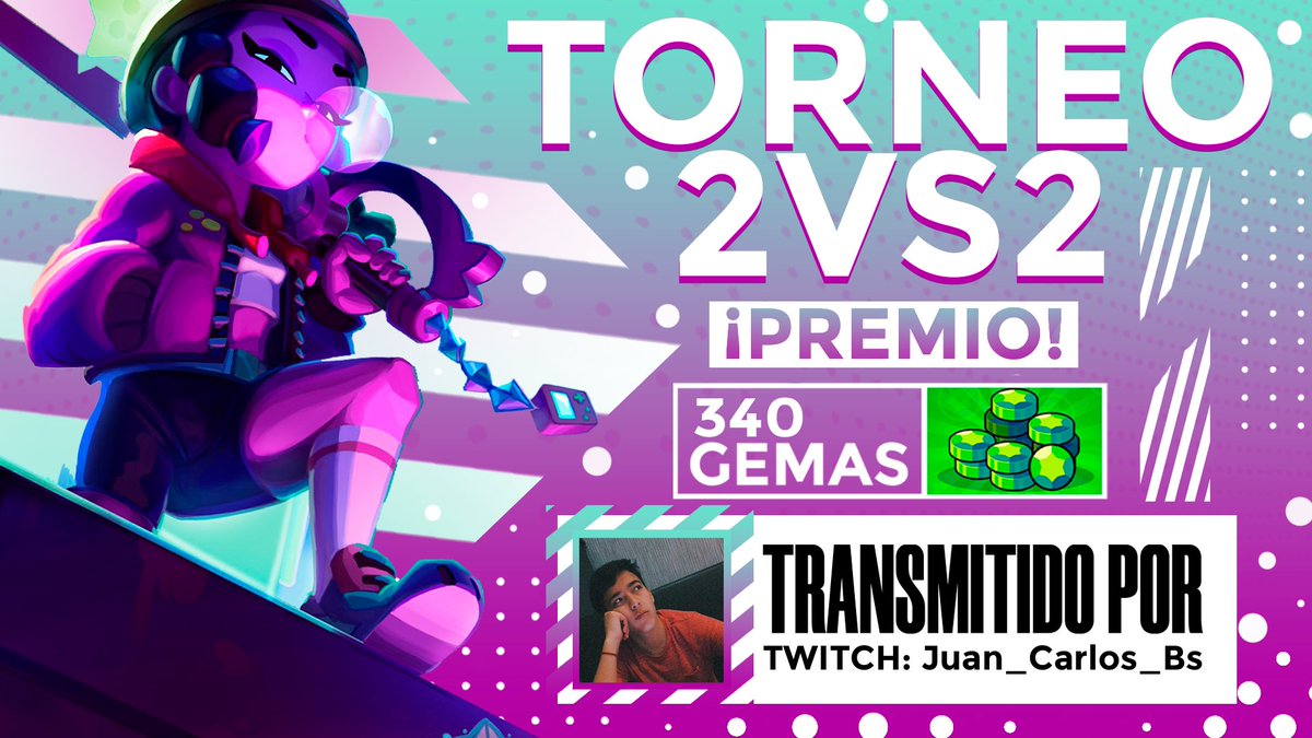 Juan_Carlos_Bs's tweet photo. YA LLEGÓ LA SEGUNDA EDICIÓN DE LA JUANITO CUP 2VS2 Y YA PUEDES INSCRIBIRTE.
Requisitos:
▪️Dar RT, Fav y mencionar a 2 amigos
▪️Seguirme
▪️Seguir al sponsor @TD_Gio789 
▪️Seguirme en twitch https://t.co/MMVQ7QGbMn
Para inscribirse deben entrar aquí https://t.co/39hlpUOdFj https://t.co/X6NA1Pc2TU