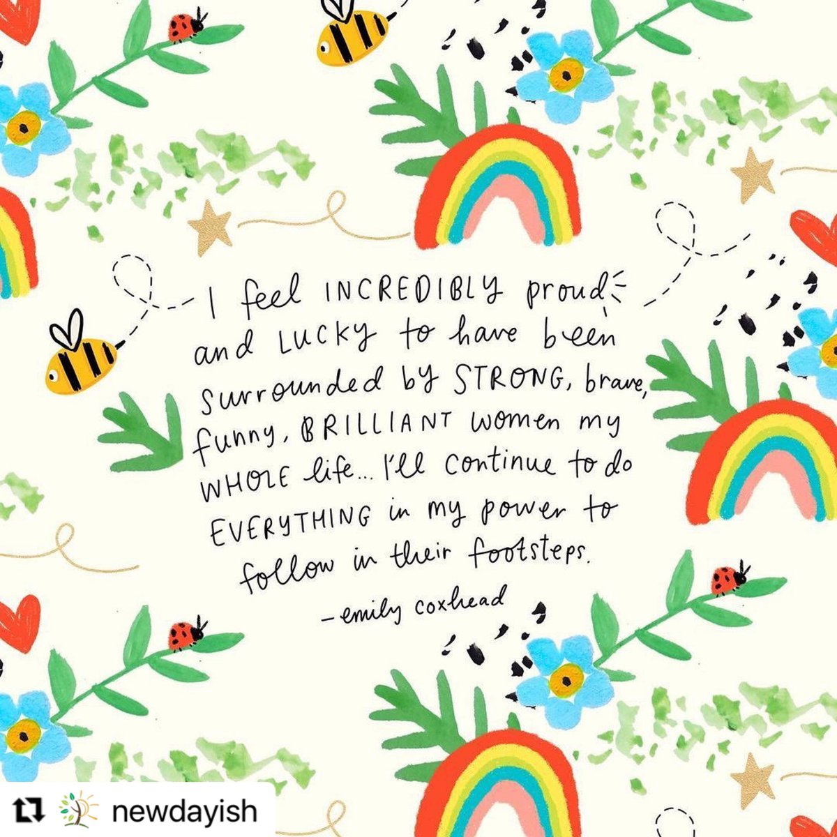 thepowerofcheer's tweet photo. Surround your self with strength, love & kindness. Share a story about a friend that gives you the strength to keep moving forward using #PowerofCheer. #spreadcheer #strength #womensupportingwomen Repost @newdayish @emilycoxhead Thankful for the wonderful women in my life. 🌈💛 https://t.co/kfmHPlEQ2F