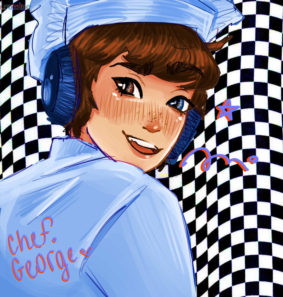 DREAMSME0W's tweet photo. CHEF GEORGE !!! WHAT HE COOKING ?!!

[RT and Like if you are swag]
#georgenotfound #georgenotfoundfanart #gnffanart #chefgeorge #404twt https://t.co/tgkbx5aOnJ