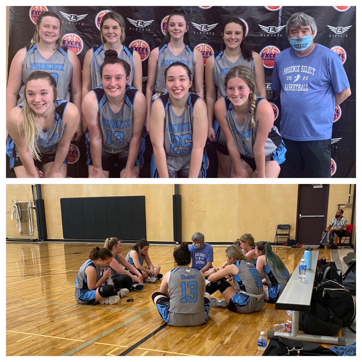 phoenixselect's tweet image. This Phoenix varsity team got in 3 games in 5 hours today against teams from Corpus Christi &amp;amp; San Antonio👊☺️ Kids from Burnet, Liberty Hill, CP and Thorndale💪 #weGotReps #weGotBetter #weTired #phoenixProud