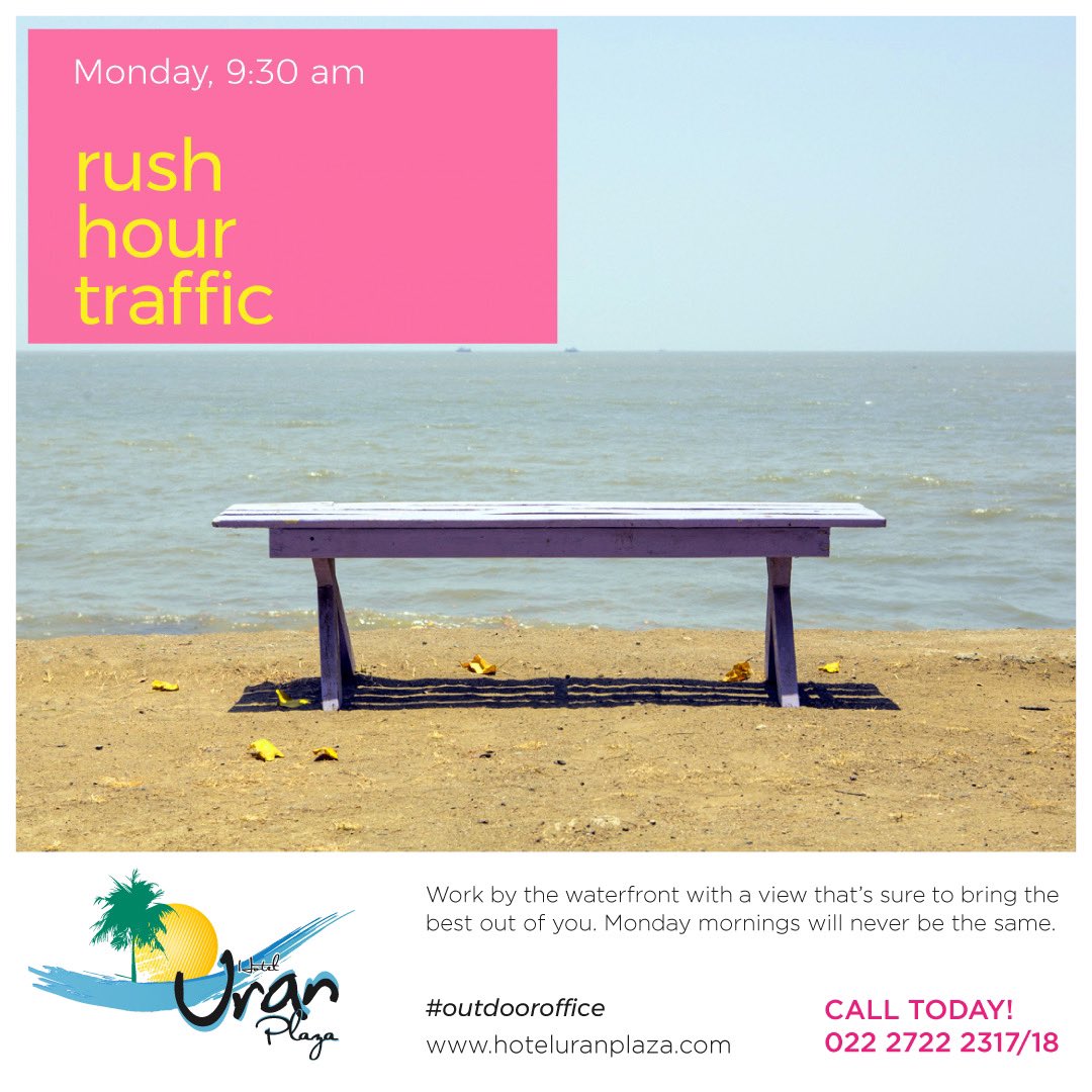 HotelUranPlaza's tweet photo. This can be yours to behold at your URAN Plaza #outdooroffice No more Monday blues being “stuck in traffic, crawling like a slimy slug, why call it rush 
hour?” as Jan Allison wrote. Our free and fast broadband 
internet for residents can make your workday a breeze too
🌊⛱💻🕊 https://t.co/PCMBev5bhD