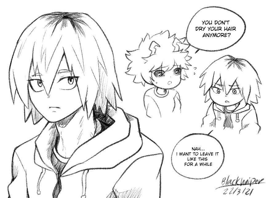 blackhaiper's tweet photo. It seem like Kiri's hair is turning black... https://t.co/PmUD0nPIS1