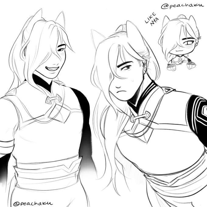 [#genshinoc] fox man 