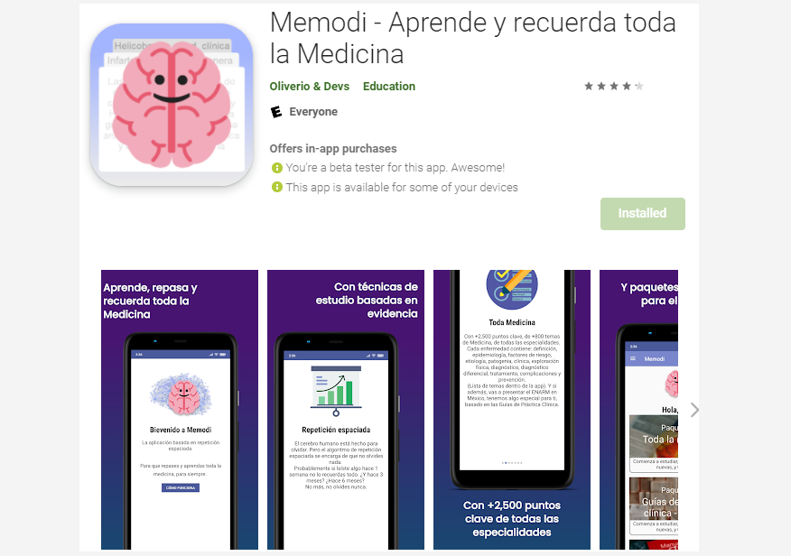 MemodiApp's tweet photo. ¡Gracias a todos! ¡Acabamos de pasar las 50 mil descargas! Usuarios de iOS: ya estamos trabajando en liberar la aplicación. Usuarios de Android: actualizamos el diseño de Memodi en Play Store, incluyendo un nuevo ícono. ¡Pronto hay mucho más! https://t.co/ee7wnSboF4
