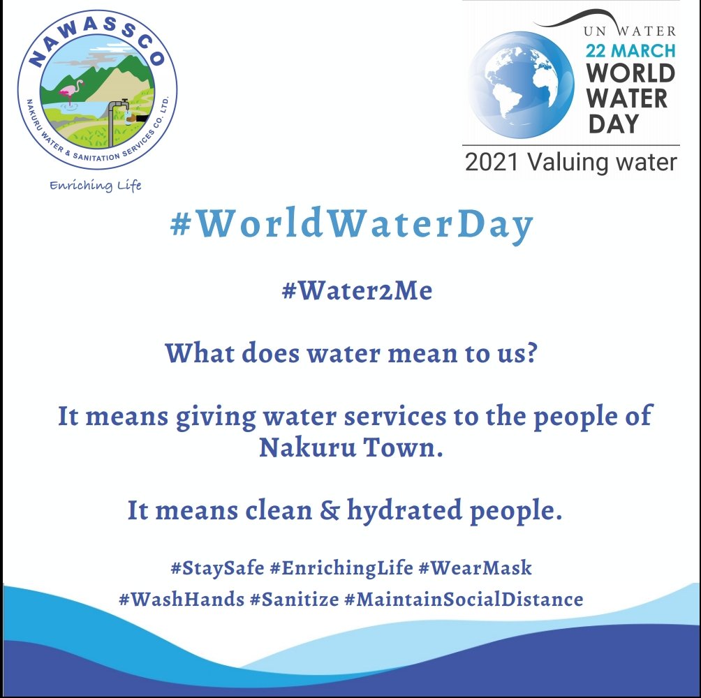 Happy World Water Day 
#Water2Me 
#WorldWaterDay2021 
#ValuingWater