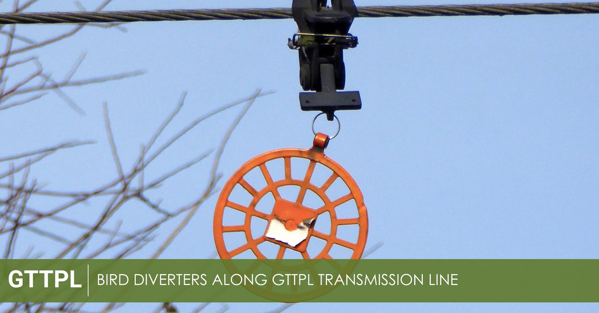 ADVT: The Goa Tamnar Transmission Project will be installing bird diverters and perch rejecters on the transmission towers along the corridor to ensure safety of birds in the vicinity. gttpl.co.in #GTTPLForSustainability #ForNature
