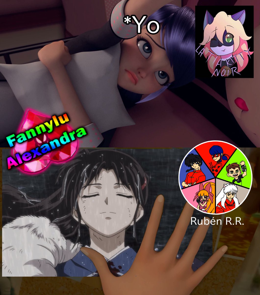 RubenRRMemes's tweet photo. 😢😭💔

#Miraculous #MiraculousLadybug #MiraculousMeme #MiraculousLadybugMeme #MiraculousMemes #MiraculousLadybugMemes #Inuyasha #InuyashaMeme #InuyashaMemes #Yashahime #YashahimeMeme #YashahimeMemes #HanyoNoYashahime #HanyoNoYashahimeMeme #HanyoNoYashahimeMemes #Setsuna https://t.co/u0ljmfeZVh