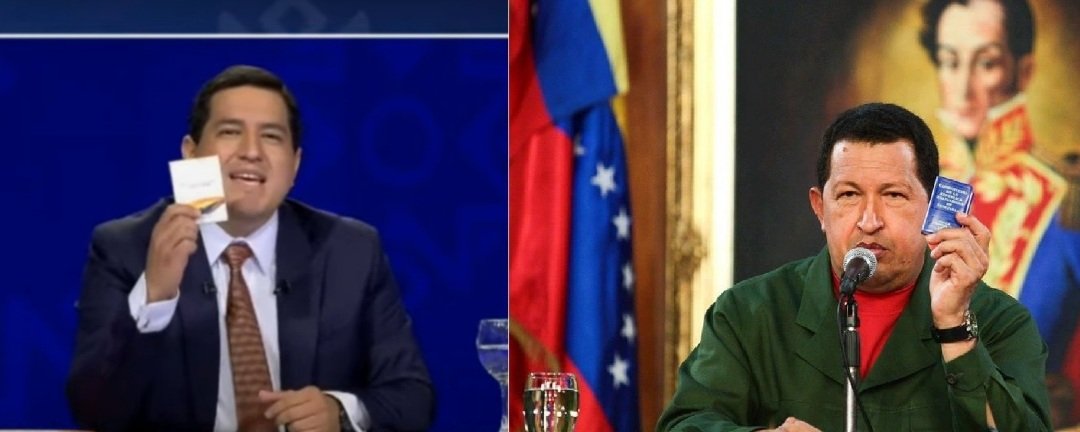 Nu11Sector's tweet photo. Encuentra las 5 diferencias....  ¡¡¡cierto no hay!!!! 🤨
#DebatePresidencialEc 
#AndresNoMientasOtraVez https://t.co/NtPKmYF8mx