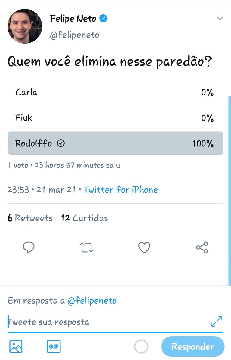 Loreecris's tweet photo. @felipeneto Gente PELO AMOR não vamos tirar a Carla antes do Arthur não https://t.co/tff0fcPhSE