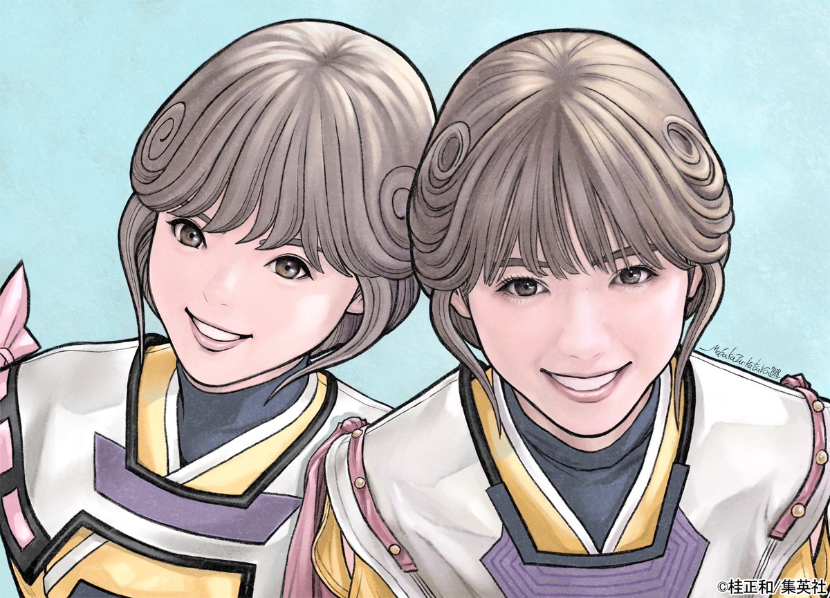桂正和 x #乃木坂46 #西野七瀬 #白石麻衣 #齋藤飛鳥 #山下美