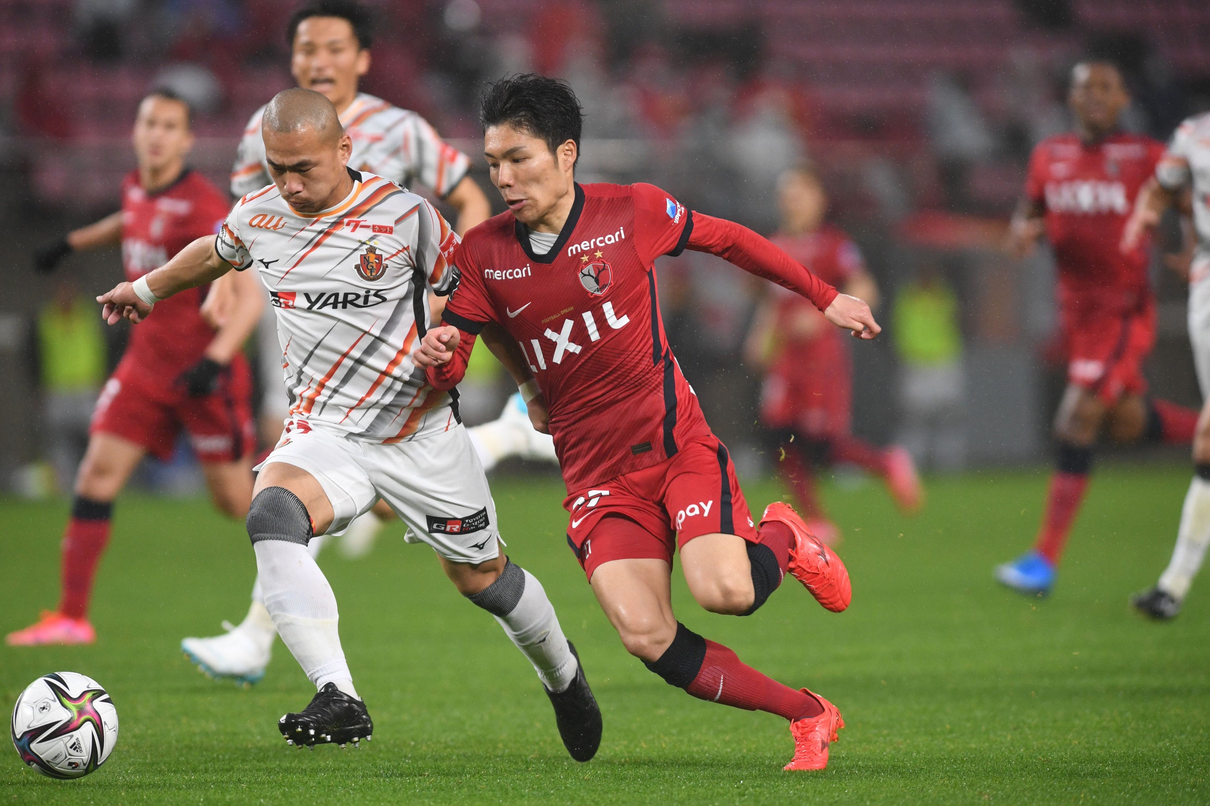 サッカーダイジェスト ｊリーグ J１採点 寸評 鹿島０ １名古屋 右足の一振りで勝負を決めた稲垣 退場の犬飼は厳しく 採点 T Co 8bxm8qdbcu アントラーズ グランパス Jリーグ ウノゼロ T Co Rf5xvzpxjb Twitter