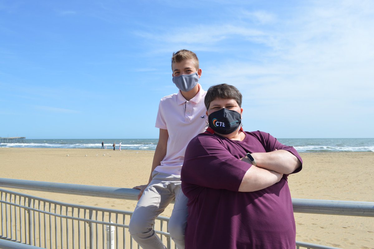 virginiafccla's tweet photo. #VAFCCLA state officers, SEC advisers, and state staff dipped their toes in the sand in Virginia Beach before beginning to film our virtual State Leadership and Recognition Conference. It’s not too late to register for #vSLRC - you have thru April 12 to submit your registration! https://t.co/68MXJju5qH