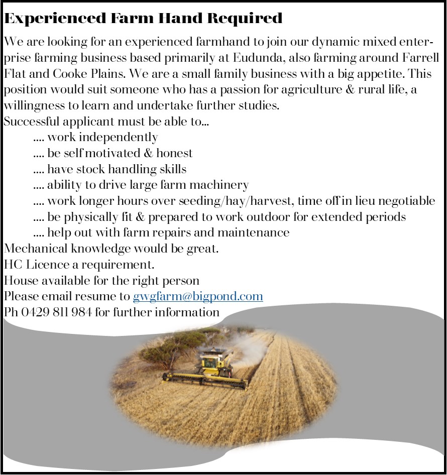 Share around, willing to train