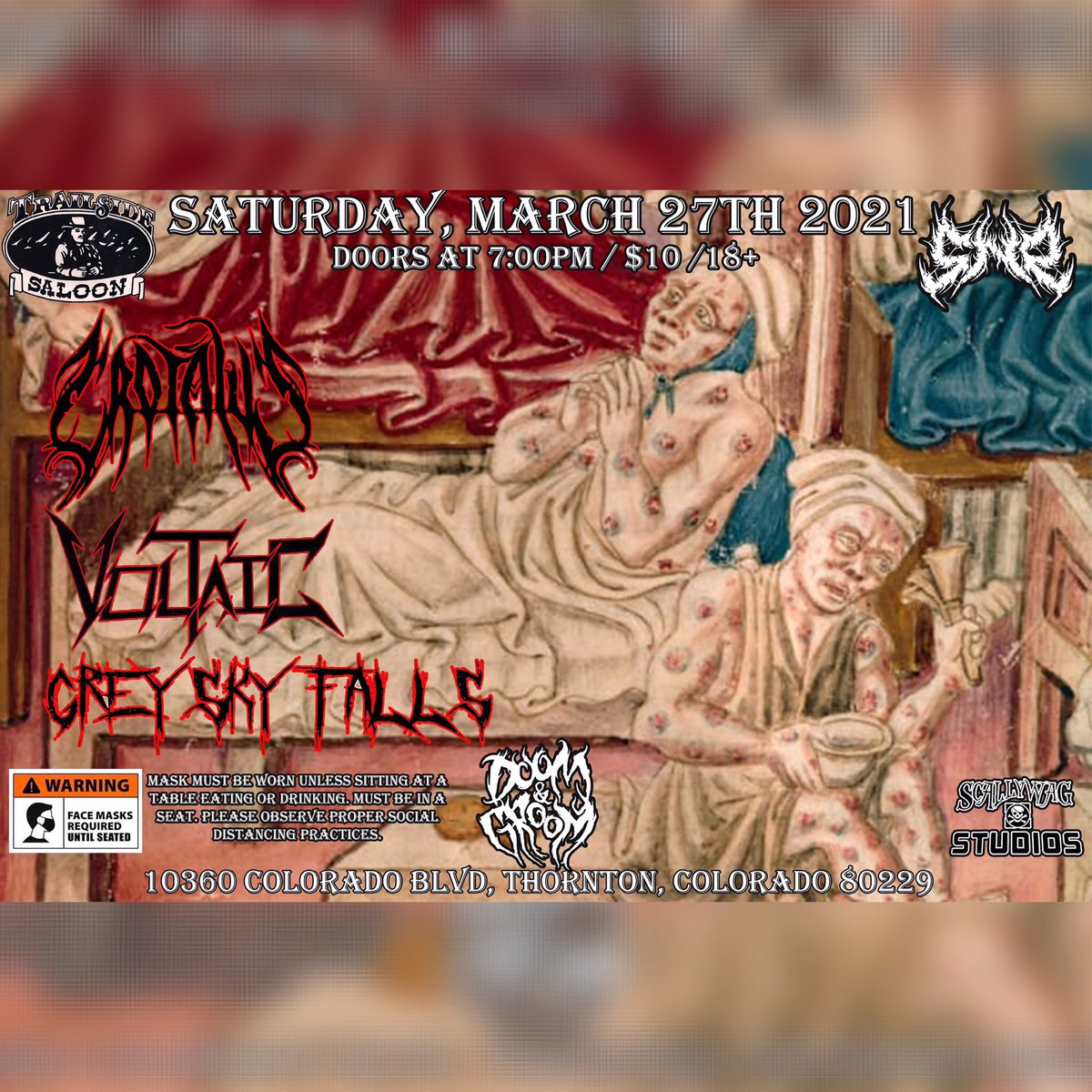 SwingingNoose's tweet photo. https://t.co/4ImFrHPD7N
Saturday. 3/27 
Trailside / Metal #startdothis https://t.co/ssX5leZf7F