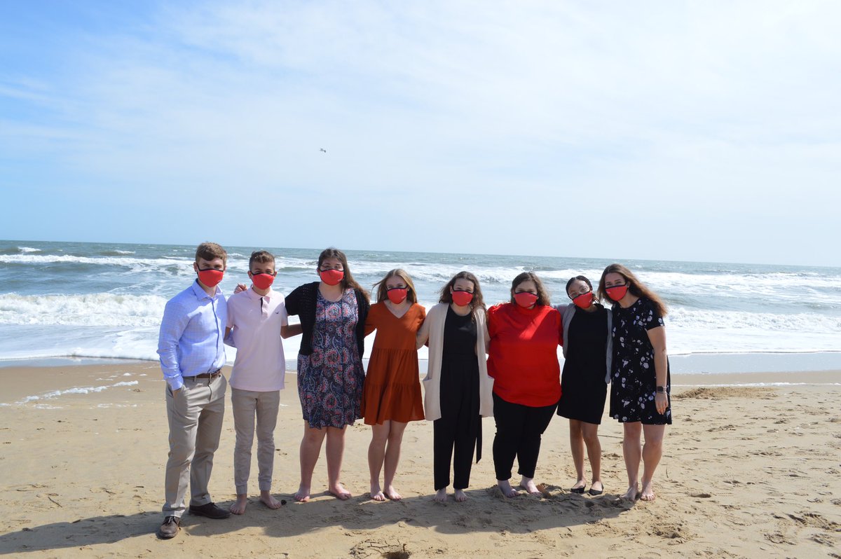 virginiafccla's tweet photo. Your #VAFCCLA state officers dipped their toes in the sand in Virginia Beach before beginning to film our virtual 2021 State Leadership and Recognition Conference. It’s not too late to register for #vSLRC - you have through April 12th to submit your #FCCLA chapter’s registration! https://t.co/JorJH7S6wC