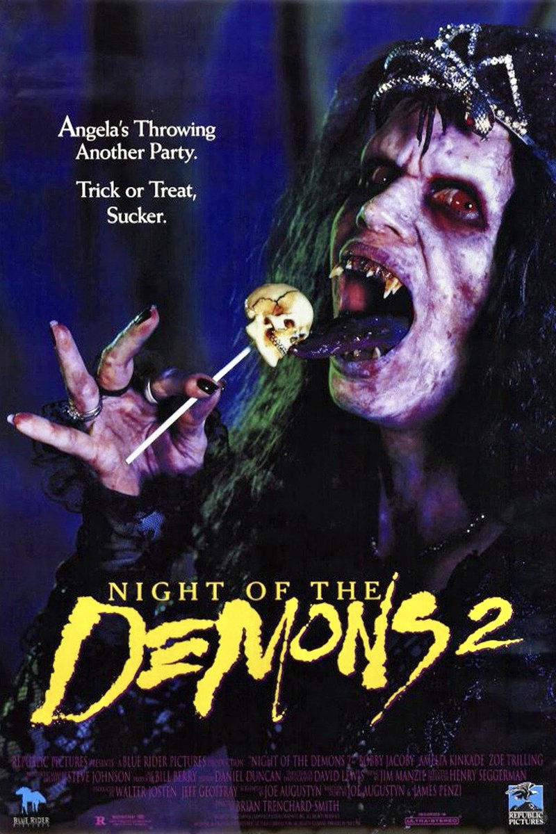 EugWSerra's tweet photo. On May 13, 1994, Night of the Demons 2 was released! #NightOfTheDemons2 #AmeliaKinkade #CristiHarris #RobertJayne #MerleKennedy #RodMcCary #ZoeTrilling #BrianTrenchardSmith #JenniferRhodes https://t.co/e9P1e5MCgs