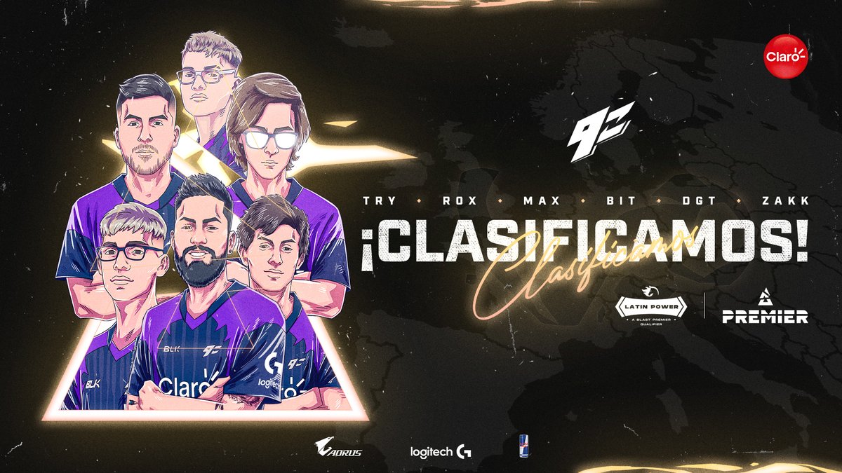 9zTeam's tweet image. ¡A LA BLAST PREMIER! ✈🇪🇺

Nuestro equipo principal de CSGO clasificó a la #BLASTPremier tras vencer a @duranyesports.

¡Felicitaciones! 💪

👑 @tryzinn
👑 @bit1
👑 @maxgzez 
👑 @roxfps
👑 @dgtcsgo
👑 @zakkfps

#TodoVioleta 💜 @ClaroArgentina @AORUS_LATAM @LogitechG