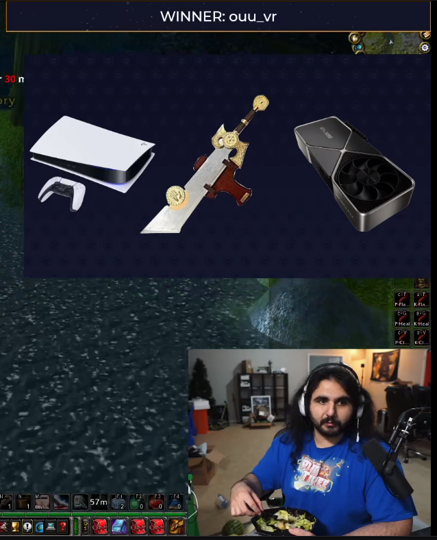 ouu_VR's tweet photo. I'm Champing my Pog so hard right now. Thanks @EsfandTV @OTKnetwork and @GamesForLoveorg https://t.co/jzj30F67OP