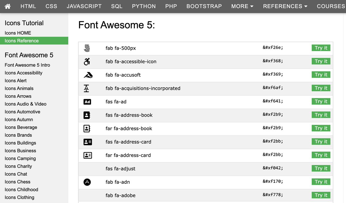 aliciaviera's tweet photo. #Day87 of my #100DaysOfCode! Went over how to add #CSSIcons in the #W3Schools Tutorial - Learning as much as I can before heading back to the #freeCodeCamp "Responsive Web Design Certification" projects #JustForFun #CSS #WomenWhoCode #FeelingAccomplished https://t.co/KHSG0r0Ekk