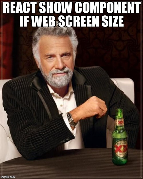 overflow_meme's tweet image. React show component if web screen size stackoverflow.com/questions/6673… #conditionaloperator #reactjs #jsx #javascript #ifstatement