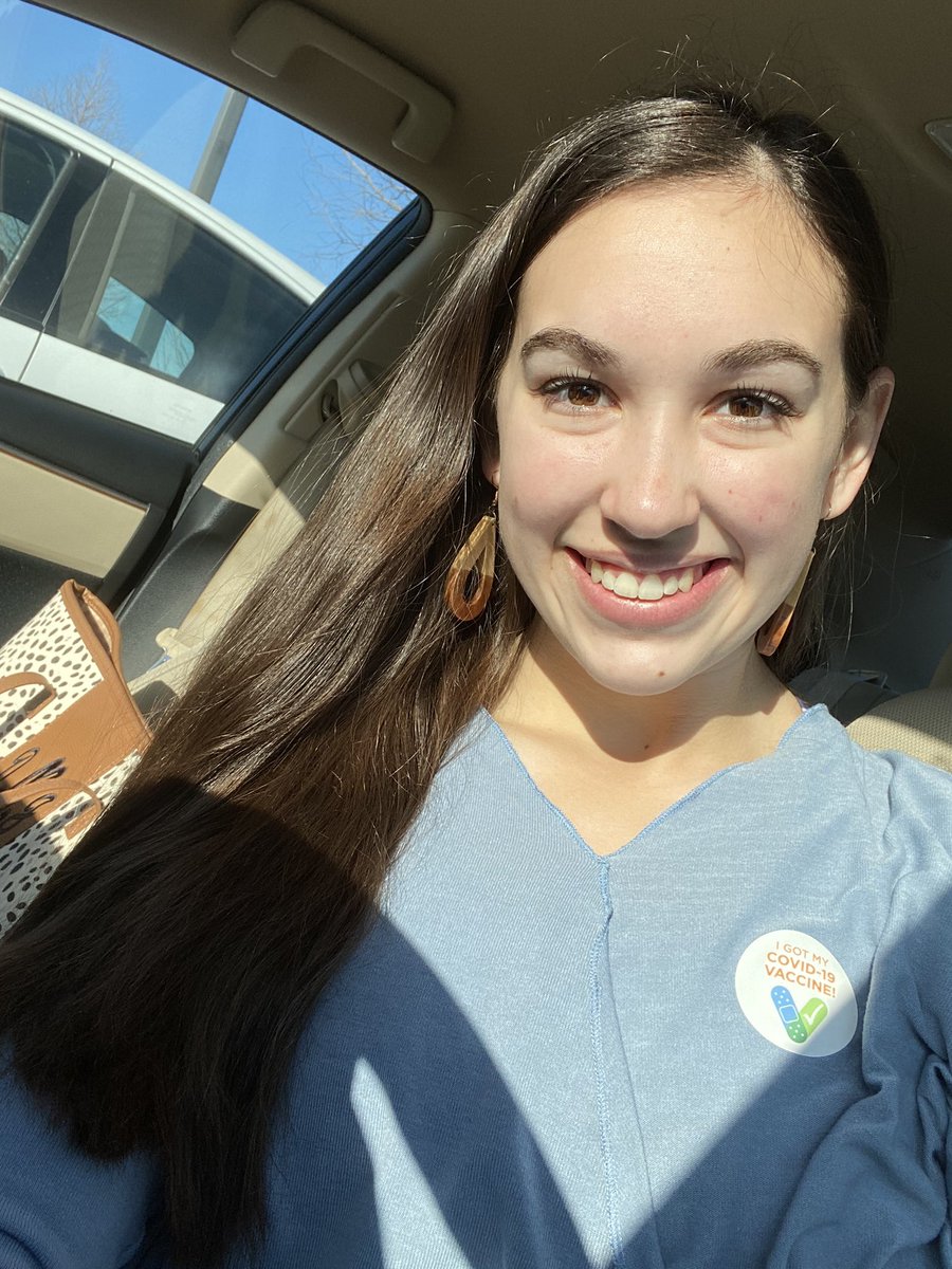 Ms_McCormick26's tweet photo. Feeling grateful to have received the COVID vaccine we all dreamed of a year ago. Doing my part to keep everyone safe as a college athlete and a future educator. Can’t wait to compete at nationals this April! https://t.co/qyvJlcVd2X