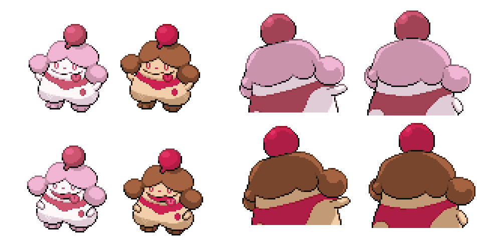 TravisComm's tweet image. Going back to my favorite style I guess 🧁#pokemon #sprite #pixelart