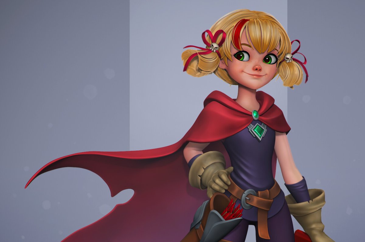 AlexandrovaMila's tweet photo. High poly model with poly paint) The work is done according to the wonderful concept @MadBoogieArt💜 https://t.co/szJZt1GWhz