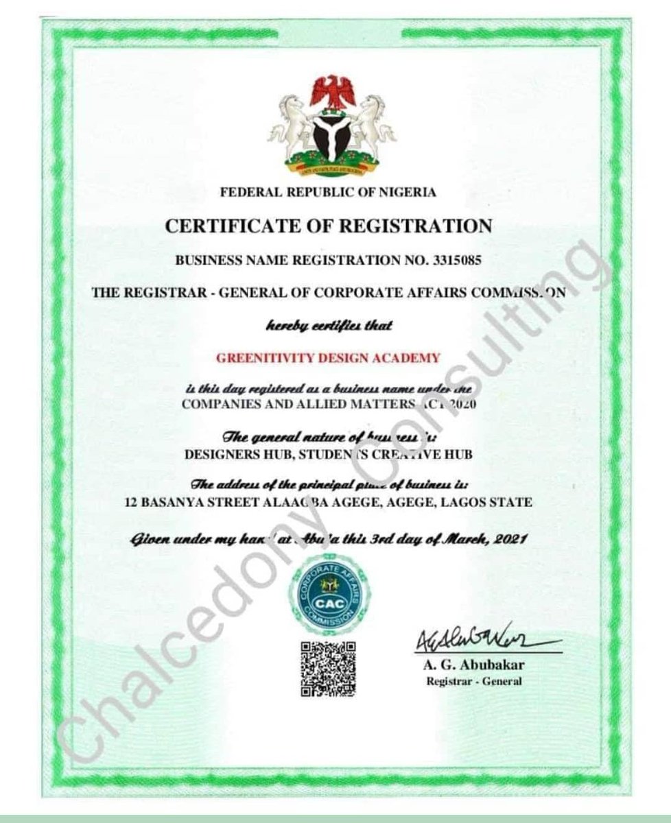 ola_chalcedony's tweet image. We are open😁 
Let us handle your Registration with CAC.

√ Business Name
√ Limited Liability Company
√ Incorporated Trustees 
√ TIN

#MondayMotivation #AttackerAt60XProjects  AG Baby Adekunle Gold Gossipmill Simi Myatti Allah #mondaythoughts WizKid Burna