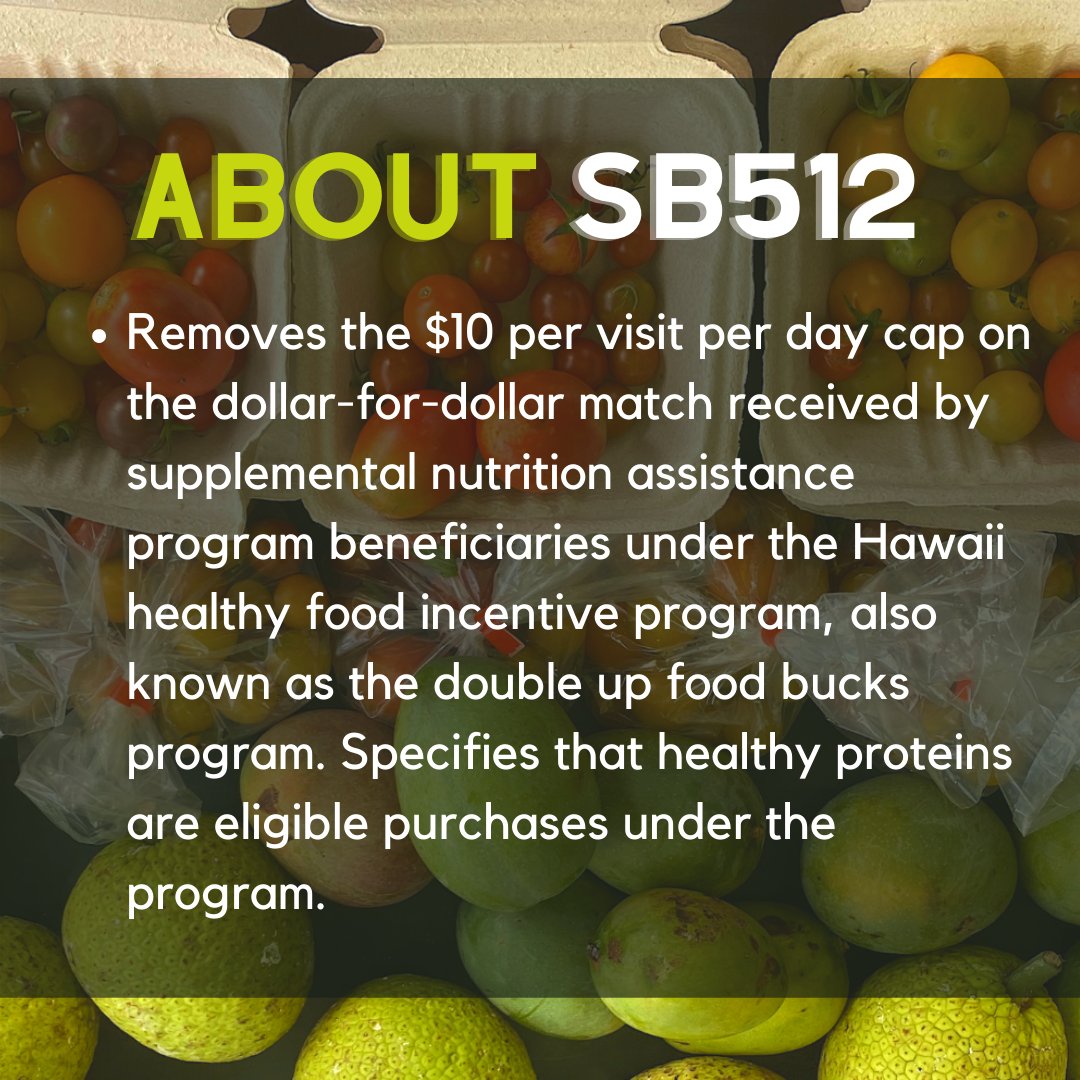 foodpluspolicy's tweet photo. ⚠️ ACTION ALERT ⚠️ Please continue to support SB512! Submit testimony in SUPPORT of SB512 which is scheduled to be heard by the House HHH Committee on Tuesday, 3/23 at 9:00am. Submit your piece of testimony no later than TOMORROW, 3/22 at 9:00am (24 hours prior to the hearing). https://t.co/b7uFNdYJ3B