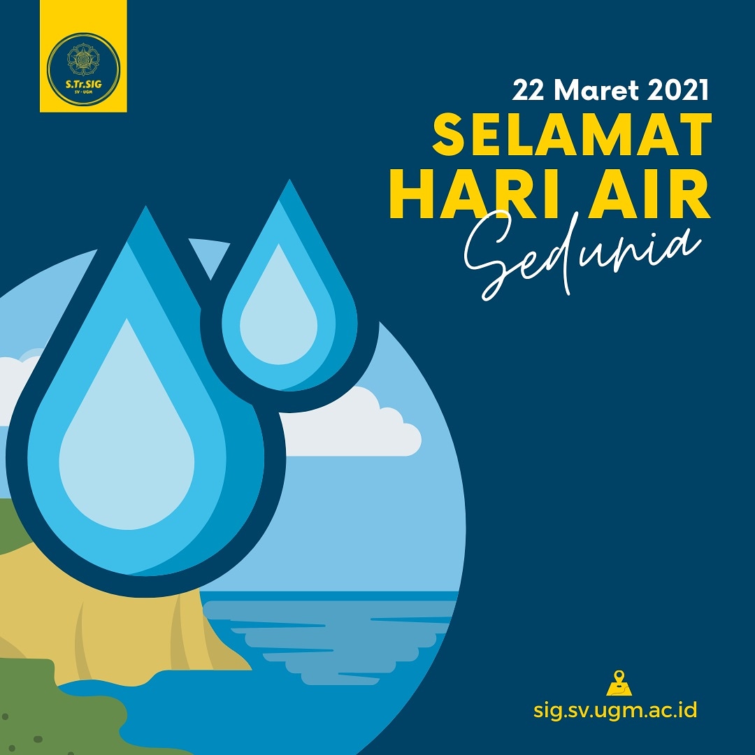str_sig_ugm's tweet photo. Selamat Hari Air Sedunia 💧
.
.
Yuk kita jaga lingkungan kita dengan bijak dalam memanfaatkan air dalam kehidupan sehari-hari serta turut mendukung pengelolaan sumber air yang berkelanjutan 🌏
.
.
#hariairsedunia #sig #pjsig #d4sig #d3pjsig #svugm #ugmyogyakarta https://t.co/bnxKRWmgNW