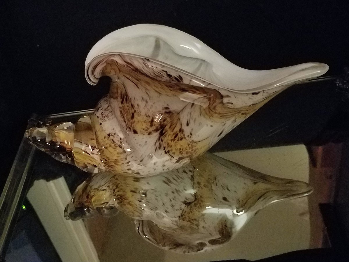 DWedgeCreations's tweet photo. #etsy shop:Murano Glass Large Conk Shell,Lrg White&Golden Brown speckled glass https://t.co/MNE4S01Ypt #muranoglass #conkshell #muranoshell #glassshell #speckledglassshell #venetianglass #speckledglass #muranoconkshell #goldenbrownglass #whiteglass #largeconkshell https://t.co/4Lg4Udx9dJ