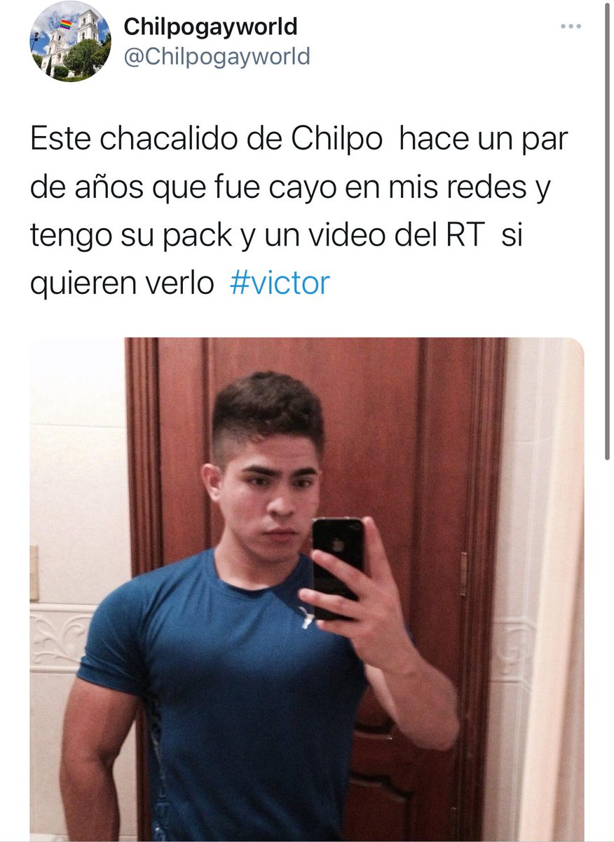 chilpoworld's tweet photo. ya somos 401 seguidores si  llega a 130 rt subo el video donde se está masturbando y nos regala su rica lechita de macho https://t.co/QgIsumt3Yb