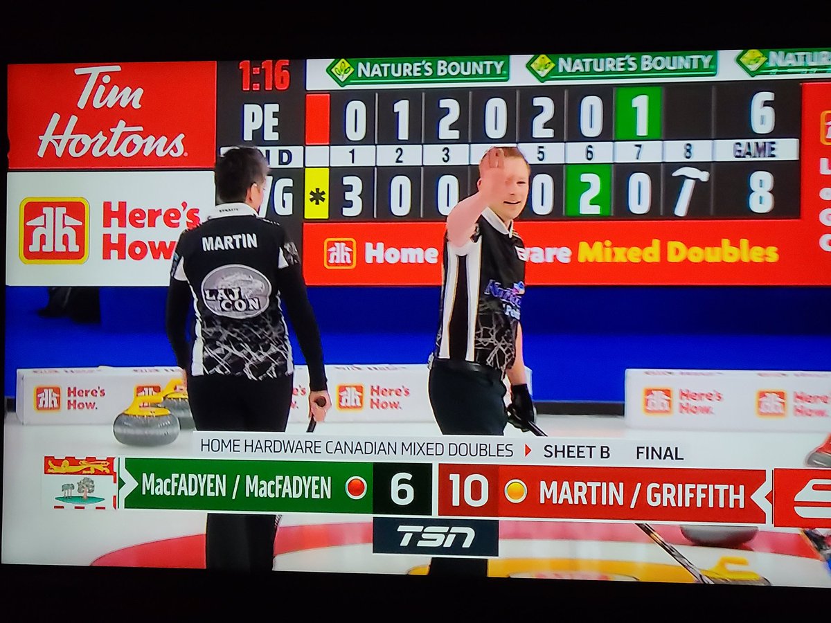 GerryToronto's tweet photo. They're at the top of the standings, Nancy is a record-holder, and @TSNCurling has only highlighted three of their stones since the start. Please highlight a full game of @teamgrif_martin! (Tuesday vs @walkermuyres maybe?) #CMDCC2021 @CurlingCanada @haywardplays #waveback https://t.co/UbY7w77sKR
