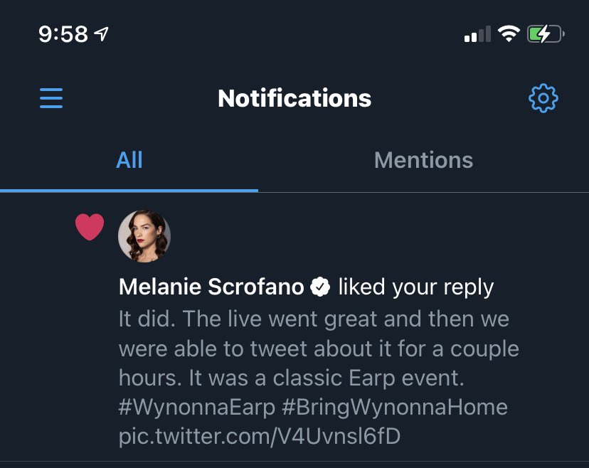 mkimball00's tweet photo. *Me on my death bed taking my last few breaths*

“Remember that time Dani Kind, Melanie Scrofano and Kat Barrell liked and commented on my posts.”

#WynonnaEarp #BringWynonnaHome https://t.co/ROOmTr8BWM