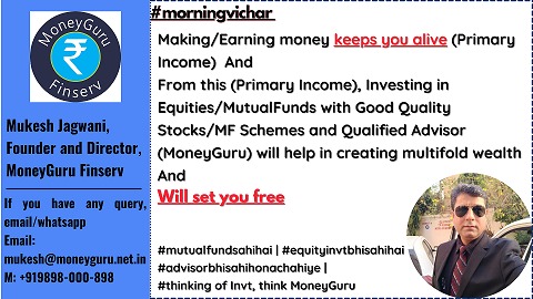 JagwaniMukesh's tweet photo. #morningvichar.. #goodmorning.. #Primaryincome & #secondaryincome.. https://t.co/DayLOUrA0I