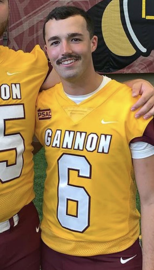 CFB247's tweet photo. Jimmy Keefe
Gannon University, Quarterback 2016-2021 https://t.co/2Z1xcc6jmO