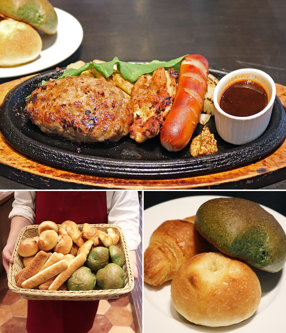 تويتر ラゾーナ川崎プラザ على تويتر 4f Bistro 309の 3種のミックスグリル は定番人気 肉汁あふれるハンバーグやふっくら香ばしいグリルチキン ぶりんぶりんの大きなソーセージは食べ応えバツグンです そして大人気の焼き立てパンの食べ放題も どのパンも