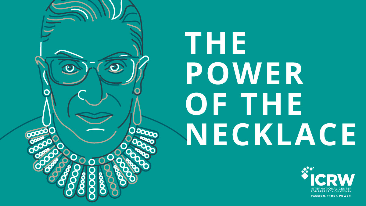 📢Buy a Notorious Necklace (#RBG) now through 3/31. 

$20 from every purchase will go to supporting ICRW’s mission to uncover the inequities that diminish opportunity for women &amp; girls. 

VISIT: bananarepublic.gap.com/browse/product…