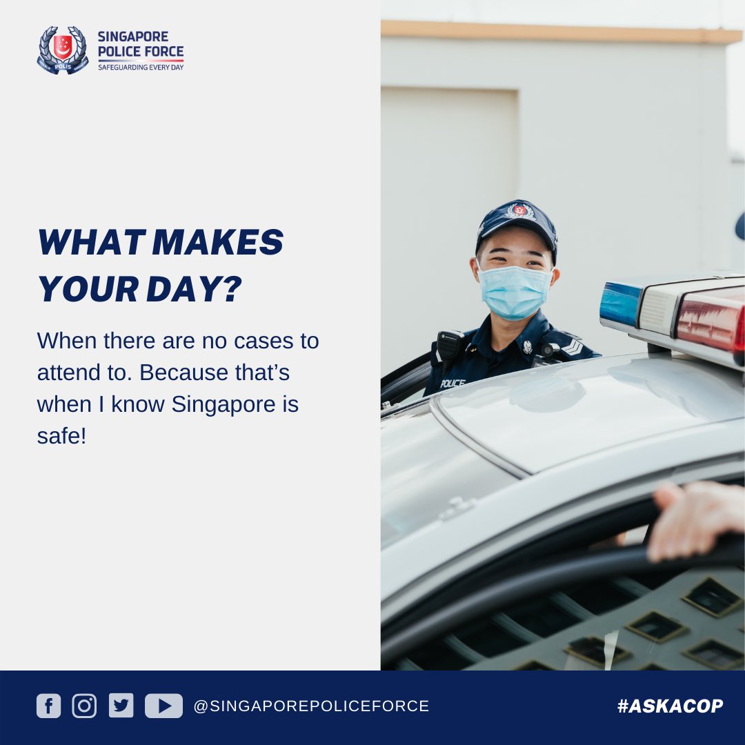SingaporePolice's tweet photo. #AskaCop: You see them on the streets all the time, but what do you know about them? Learn more about our Ground Response Force officers – straight from the horse’s mouth with Sgt Demian from Geylang Neighbourhood Police Centre! #Singaporepoliceforce https://t.co/uBRojfiUPw