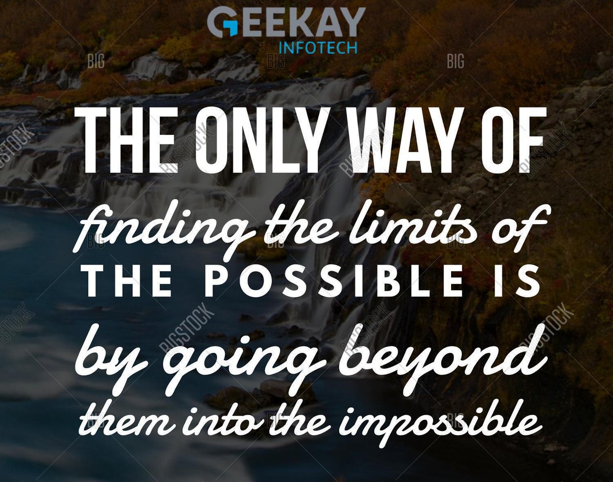 GeekayInfotech1's tweet photo. "Geekay Infotech"
Monday Motivation https://t.co/Fpny4GjQUf