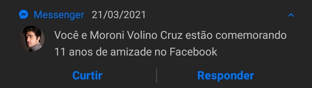 emilianogomes's tweet photo. Quando o facebook começa te lembrar que vc tem 11 anos de amizade no app com alguém é sinal de velhice já, né @moronicruz 😅 https://t.co/XoV4lSRqpN