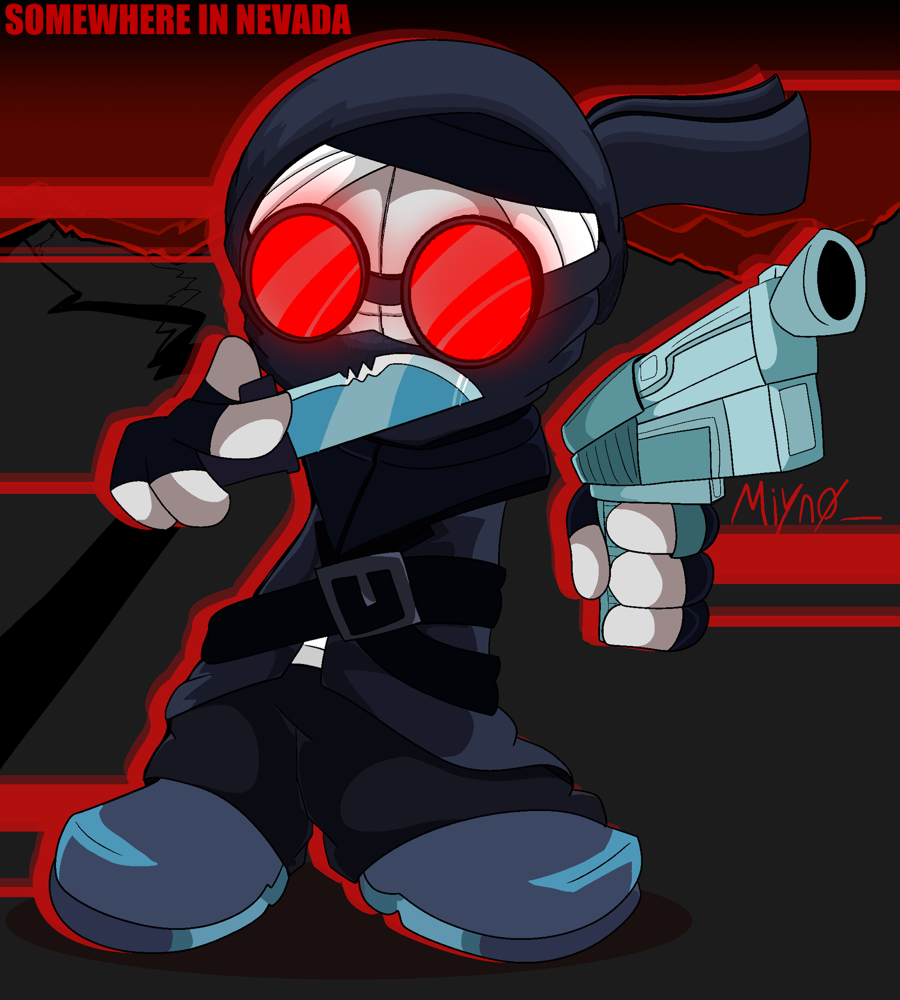 Hank [Madness Combat] by MrCarlKarlson on Newgrounds